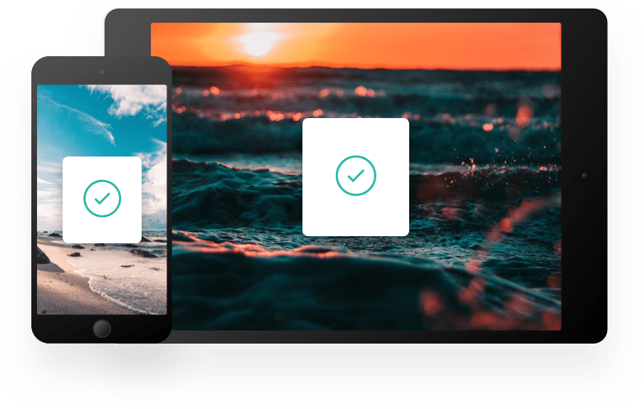 Tablet and smartphone showing Clipboard app previews.